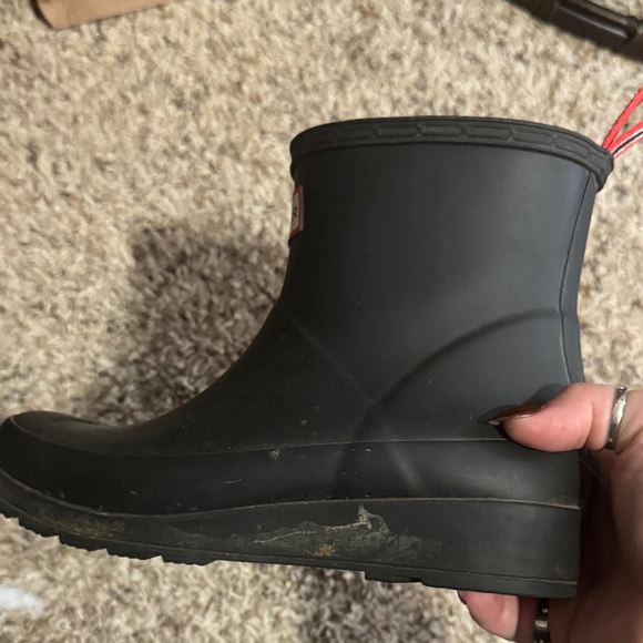 Hunter Black Rain Boots - Picture 2 of 7